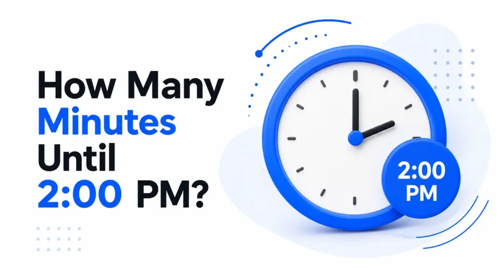 How Many Minutes Until 2:00 PM