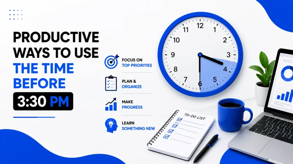 Productive Ways to Use the Time Before 3:30 PM