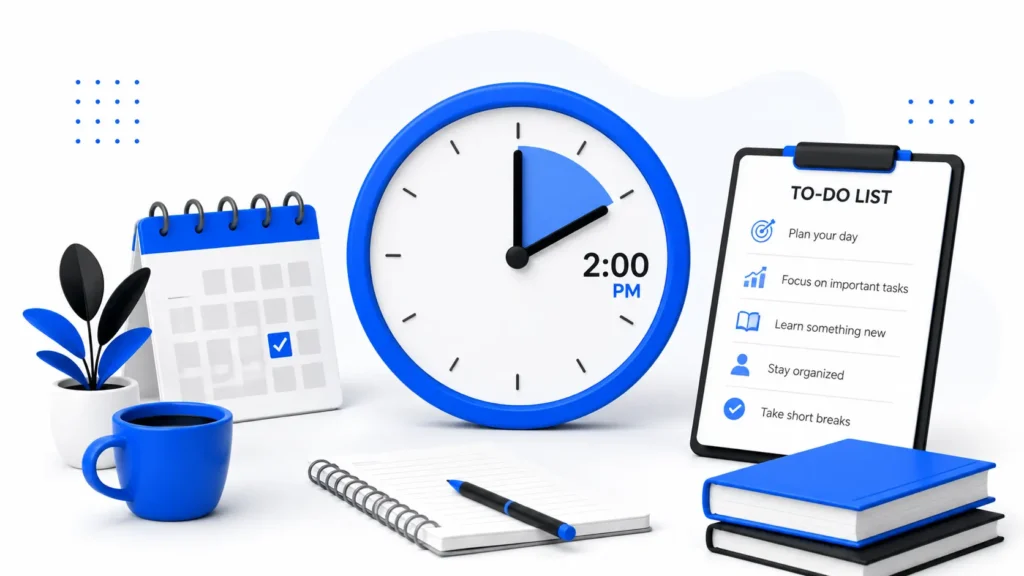 Productive Ways to Use the Time Before 2.00 PM