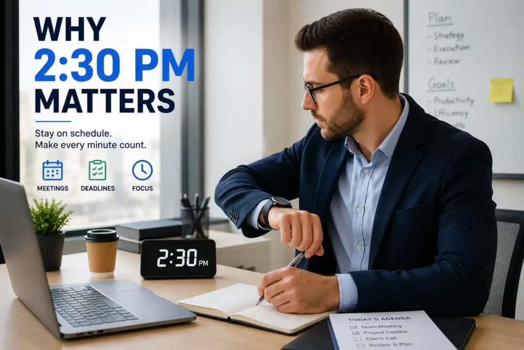 Why 230 PM matters during the workday